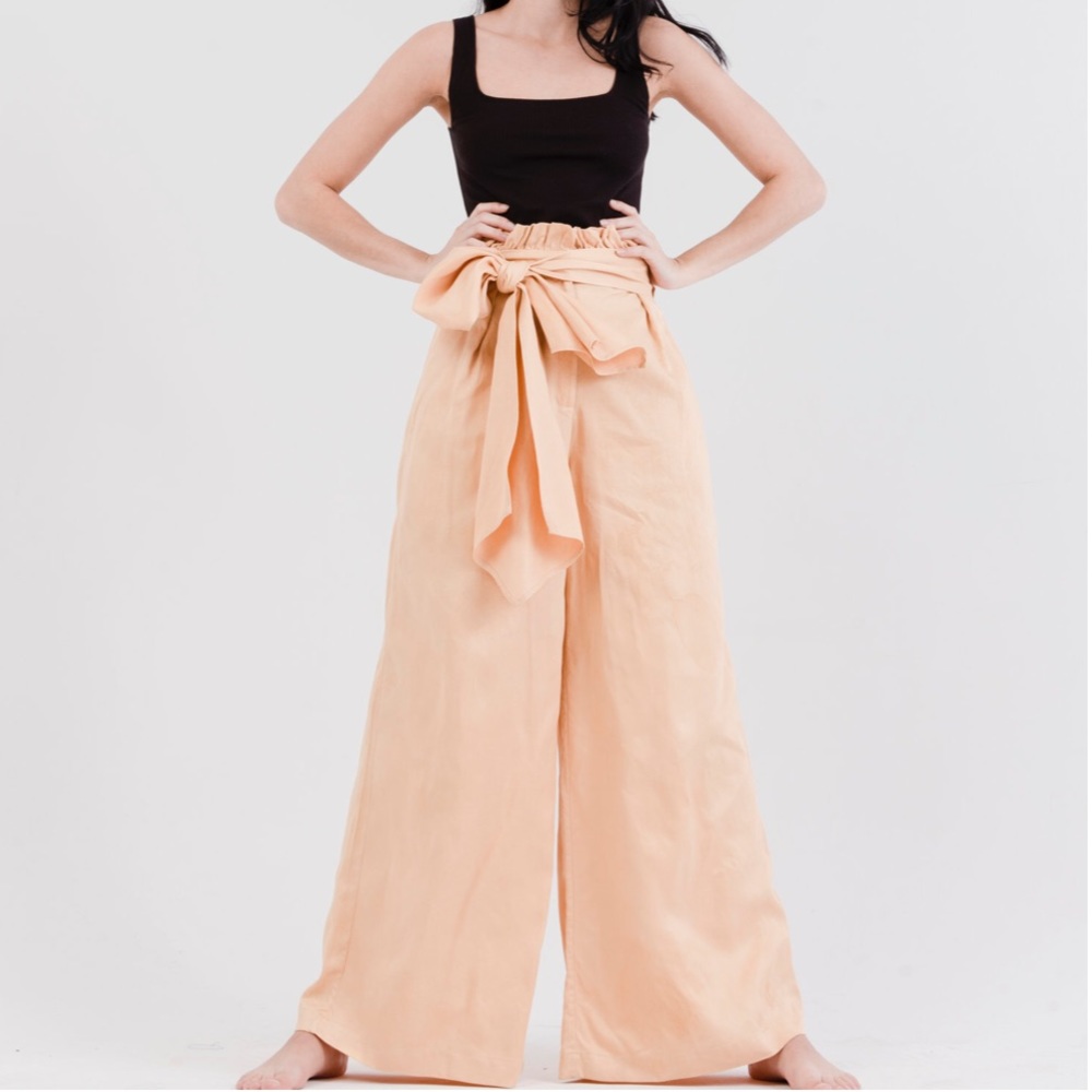 Martha High Waisted Paper Bag Pants